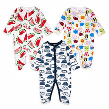 Load image into Gallery viewer, Rompers Comfortable Long Sleeve Newborn Boy Clothes Jumpsuit 3pcs/lot