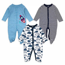 Load image into Gallery viewer, Rompers Comfortable Long Sleeve Newborn Boy Clothes Jumpsuit 3pcs/lot