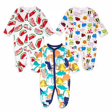 Load image into Gallery viewer, Rompers Comfortable Long Sleeve Newborn Boy Clothes Jumpsuit 3pcs/lot