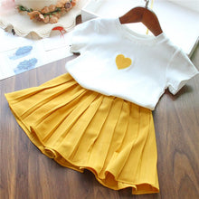 Load image into Gallery viewer, Baby Girl Clothing, New Love Set, Kids Skirt Costume