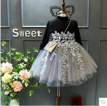Load image into Gallery viewer, Girls' Clothing Dress Pleated Dresses Girls Autumn New Waist Long Sleeve Cute Dress Long Section College Style Princess Dress