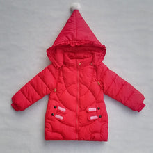 Load image into Gallery viewer, New Girls Down Jackets Baby Outdoor Warm Clothing Thick Coats Windproof Children's Winter Jackets Kids Cartoon Winter Outerwear
