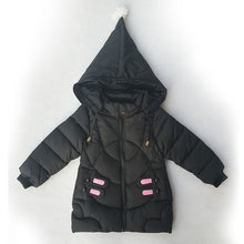 Load image into Gallery viewer, New Girls Down Jackets Baby Outdoor Warm Clothing Thick Coats Windproof Children's Winter Jackets Kids Cartoon Winter Outerwear
