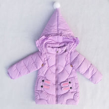 Load image into Gallery viewer, New Girls Down Jackets Baby Outdoor Warm Clothing Thick Coats Windproof Children's Winter Jackets Kids Cartoon Winter Outerwear