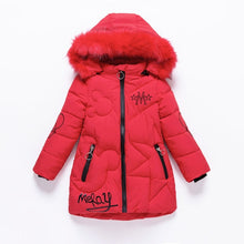 Load image into Gallery viewer, New Girls Down Jackets Baby Outdoor Warm Clothing Thick Coats Windproof Children's Winter Jackets Kids Cartoon Winter Outerwear