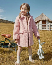 Load image into Gallery viewer, Long Thicken Outerwear Teenage Girls Clothing Fur Coat