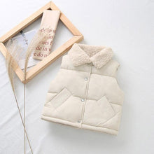 Load image into Gallery viewer, Spemonope 2019 Autumn And Winter New Kids Lamb Collar Fashion Vest Outwears Boys And Girls' Warm Cotton Clothing Vest