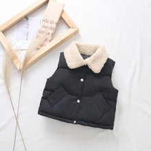 Load image into Gallery viewer, Spemonope 2019 Autumn And Winter New Kids Lamb Collar Fashion Vest Outwears Boys And Girls' Warm Cotton Clothing Vest
