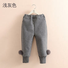 Load image into Gallery viewer, Baby Solid Color Casual Pants 2019 Winter Clothes New Girls' Children's Clothing Fashion Children's Thick and Velvet Pants
