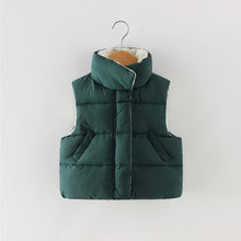 Load image into Gallery viewer, Sermonope 2019 New Autumn And Winter  2-6t Boys'and Girls' Warm Waistcoat Clothing Outerwear With Stand Collar Children's Vest