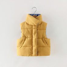 Load image into Gallery viewer, Sermonope 2019 New Autumn And Winter  2-6t Boys'and Girls' Warm Waistcoat Clothing Outerwear With Stand Collar Children's Vest