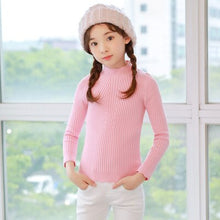 Load image into Gallery viewer, New Children Girls' Sweaters Pink Cute Cotton Fashion