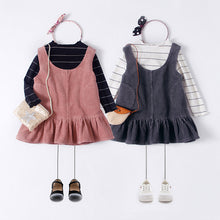 Load image into Gallery viewer, Baby Solid Color Dress Autumn and Winter Dress New Girls' Children's Clothing Children's Vest Dress