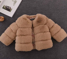 Load image into Gallery viewer, JKP children's fox fur children's fur coat autumn and winter girls' children's clothing baby thick cotton jacket FPC-152