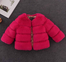 Load image into Gallery viewer, JKP children's fox fur children's fur coat autumn and winter girls' children's clothing baby thick cotton jacket FPC-152