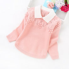 Load image into Gallery viewer, girls' clothing 2019 new spring and autumn winter pullover girls cashmere sweaters cotton children sweaters girl's clothing 4-9T