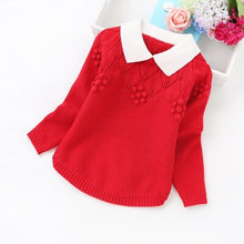 Load image into Gallery viewer, girls' clothing 2019 new spring and autumn winter pullover girls cashmere sweaters cotton children sweaters girl's clothing 4-9T