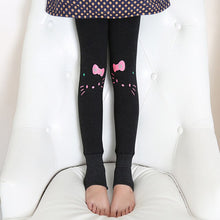 Load image into Gallery viewer, Warmer Winter Girls Leggings Plus Velvet Knitting Skinny Cartoon Pants Children Elastic Thicker Girls' Trousers Kids Clothing