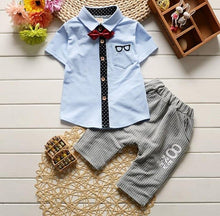 Load image into Gallery viewer, kid boy clothing Children's wear 2018 new boys' summer suit new summer children's wear,  boy sweater two piece.