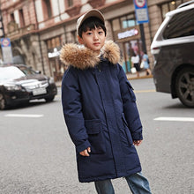 Load image into Gallery viewer, Boys' Down Jacket Long Section Thickening 2019 New Winter Casual Children's Clothing Jacket