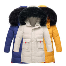 Load image into Gallery viewer, Children's Down Jacket Boys' Long Winter Clothing Kids White Duck Down Coats Thickens Coat
