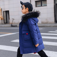 Load image into Gallery viewer, Children's Down Jacket Boys' Long Winter Clothing Kids White Duck Down Coats Thickens Coat