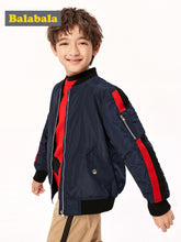 Load image into Gallery viewer, Children clothing cotton clothes boys' coats autumn and winter big children's jacket Korean baseball jacket cotton tide