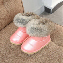 Load image into Gallery viewer, Fashion Boots Children's Shoes Girls Shoes Winter Warm Boots Children's Snow Boots Plush Cute Fashion Boots Children's Sneakers