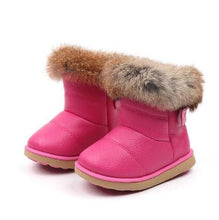 Load image into Gallery viewer, Fashion Boots Children's Shoes Girls Shoes Winter Warm Boots Children's Snow Boots Plush Cute Fashion Boots Children's Sneakers