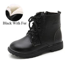 Load image into Gallery viewer, New children's leather boots girls and boys shoes