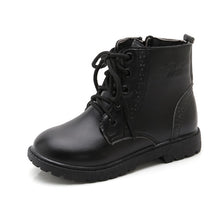 Load image into Gallery viewer, New children's leather boots girls and boys shoes