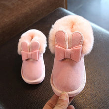 Load image into Gallery viewer, Boots For princess girls baby warm cotton Children's shoes