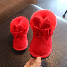 Load image into Gallery viewer, Boots For princess girls baby warm cotton Children's shoes