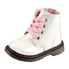 Load image into Gallery viewer, New Children's Boots Fashion Kids Girls Boys Waterproof Leather Shoes
