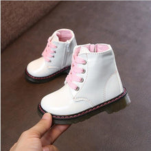 Load image into Gallery viewer, New Children's Boots Fashion Kids Girls Boys Waterproof Leather Shoes