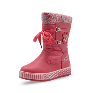 Winter Shoes Plush Warm Kids Girls Boots