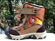Load image into Gallery viewer, Waterproof Boys Snow Boots With Plush Warm Cotton Boots For Kids Non-slip Children's Winter Shoes Size 26-30