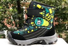 Load image into Gallery viewer, Waterproof Boys Snow Boots With Plush Warm Cotton Boots For Kids Non-slip Children's Winter Shoes Size 26-30
