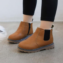 Load image into Gallery viewer, Children's shoes autumn and winter Baby Korean version of Martin boots leather waterproof Kids Girls &amp;Boys boots