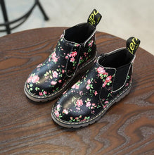 Load image into Gallery viewer, Children's Riding Boots Autumn Fashion Child Leather Snow Boots Casual Keep Warm Plush Baby Boys Ankle Boots Winter Zipper Shoes