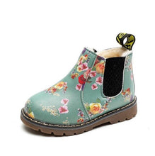 Load image into Gallery viewer, Children's Riding Boots Autumn Fashion Child Leather Snow Boots Casual Keep Warm Plush Baby Boys Ankle Boots Winter Zipper Shoes
