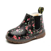 Load image into Gallery viewer, Children's Riding Boots Autumn Fashion Child Leather Snow Boots Casual Keep Warm Plush Baby Boys Ankle Boots Winter Zipper Shoes