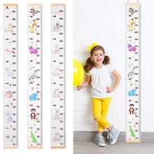 Load image into Gallery viewer, Kids Growth Size Chart Cartoon Style Height Measure Ruler Activity Gear Baby Child Kids Decorative Growth Charts Height Ruler