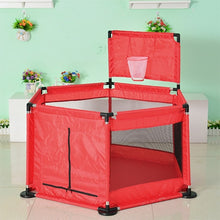 Load image into Gallery viewer, Baby Playpen Portable Indoor Outdoor Kids Activity Gear Safety 100pcs 6cm Sea Balls
