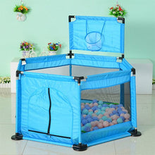 Load image into Gallery viewer, Baby Playpen Portable Indoor Outdoor Kids Activity Gear Safety 100pcs 6cm Sea Balls