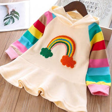 Load image into Gallery viewer, Leopard Sweater Skirt Suit Wool Set Long Sleeve Kids Girls Clothes
