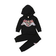 Load image into Gallery viewer, Brand Newest Newborn Baby Floral Hoodie Hooded Rose Tops T-shirt Pants Leggings Outfits Sweatsuit Flower Cotton Sweet Clothes