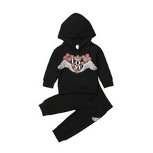 Load image into Gallery viewer, Brand Newest Newborn Baby Floral Hoodie Hooded Rose Tops T-shirt Pants Leggings Outfits Sweatsuit Flower Cotton Sweet Clothes