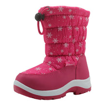 Load image into Gallery viewer, Winter Snow Waterproof kids Girls Boots Shoes Flat Warm with Wool Lining