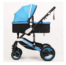Load image into Gallery viewer, Wisesonle baby stroller 2 in 1 stroller lying or dampening folding light weight two-sided child four seasons Russia free shippin
